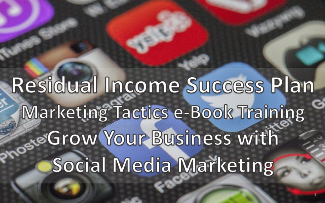 Residual Income Success Plan Social Media Marketing Training e-Book