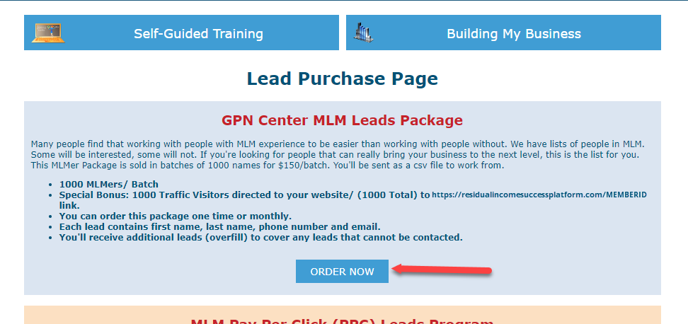 Purchase Leads