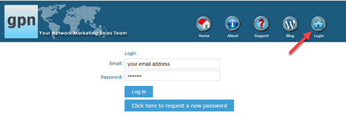 Step 1 log in to gpncenter.com